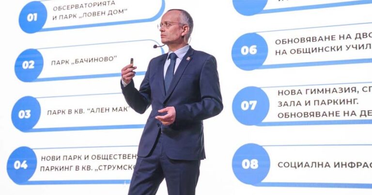 Кметът Методи Байкушев представи 8 ключови проекта за Благоевград