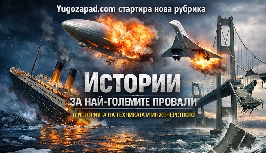 Yugozapad.com стартира нова рубрика: Истории за най-големите провали в историята на техниката и инженерството