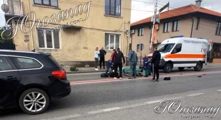 82-годишна жена е блъсната на Е-79 в Кресна, движението се пренасочва през село Сливница
